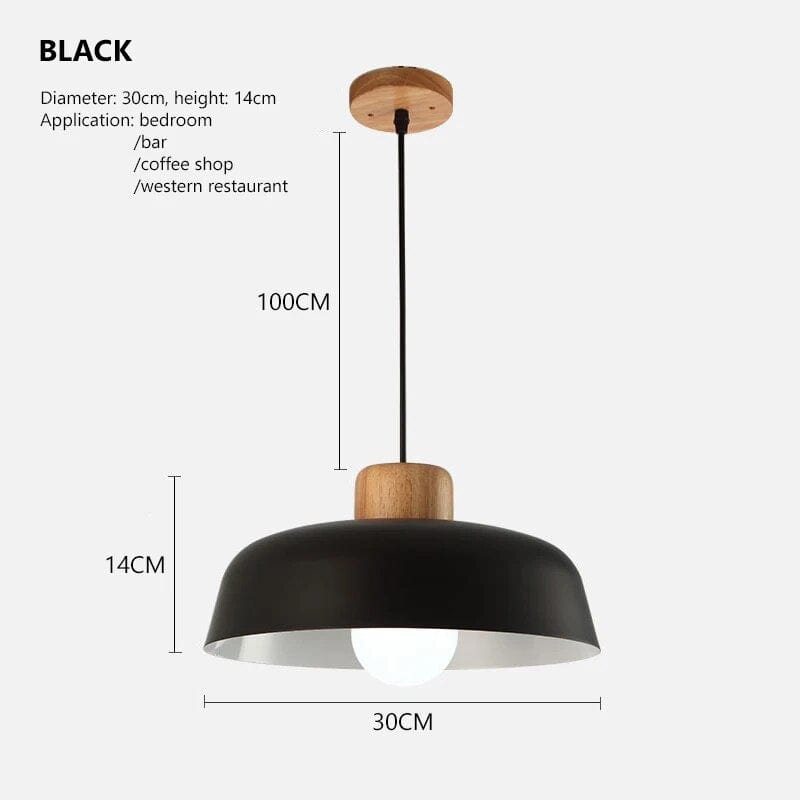 Suspension Nordic Metal Colorful | Marco Lucetti Noir