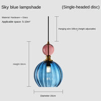 Suspension Nordica Coloré - Déco Maison | Marco Lucetti Bleu