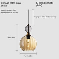 Suspension Nordica Coloré - Déco Maison | Marco Lucetti Cognac