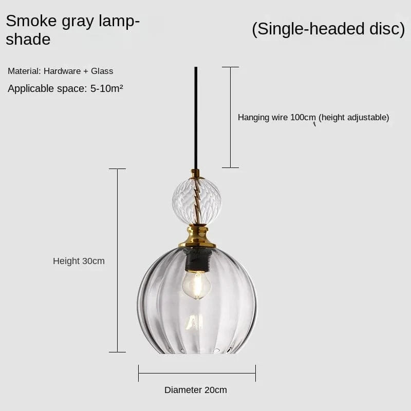 Suspension Nordica Coloré - Déco Maison | Marco Lucetti Gris fumée