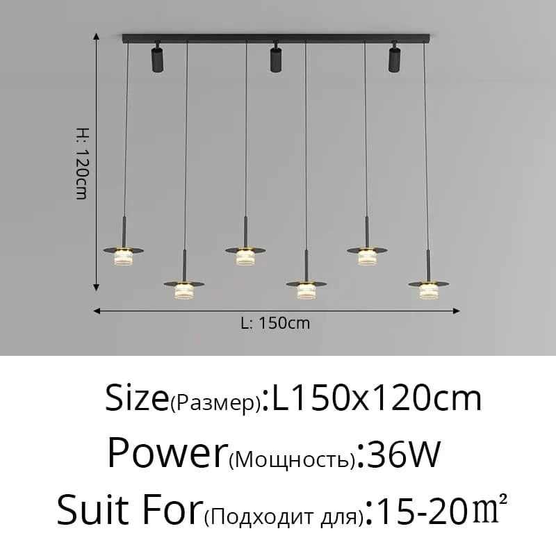 Suspension Nordik : Le Luminaire Essentiel pour Votre Restaurant | Marco Lucetti Style A L150x150cm / Lumière neutre 4000K
