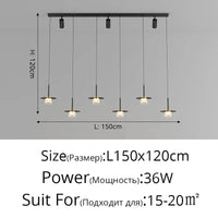 Suspension Nordik : Le Luminaire Essentiel pour Votre Restaurant | Marco Lucetti Style A L150x150cm / Lumière neutre 4000K