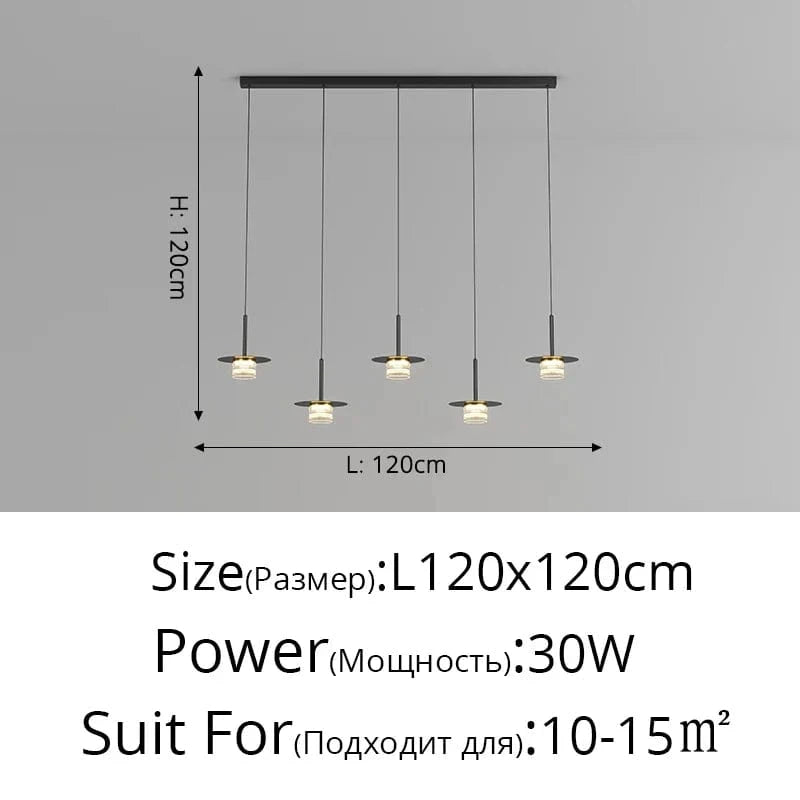 Suspension Nordik : Le Luminaire Essentiel pour Votre Restaurant | Marco Lucetti Style B L120x120cm / Lumière neutre 4000K