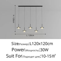 Suspension Nordik : Le Luminaire Essentiel pour Votre Restaurant | Marco Lucetti Style B L120x120cm / Lumière neutre 4000K