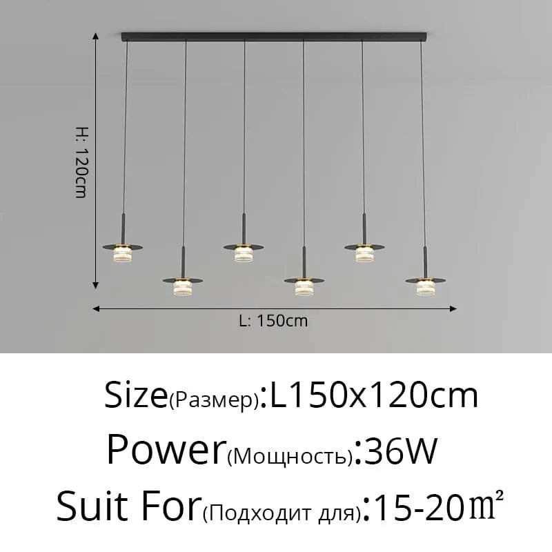 Suspension Nordik : Le Luminaire Essentiel pour Votre Restaurant | Marco Lucetti Style B L150x150cm / Lumière neutre 4000K