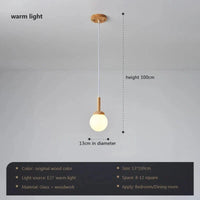 Suspension Nordique Atmosphérique Chinoise à Trois Têtes Luminaire de Cuisine Moderne Simple Bar Personnalisé | Marco Lucetti Wa 1 tête 13 cm