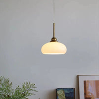 Suspension nordique blanc lait moderne Bauhaus pour cuisine et salle à manger - Suspensions déco maison | Marco Lucetti