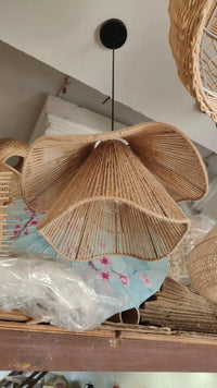 Suspension Nordique Chanvre E27 LED - Style Japonais pour Salle à Manger ou Chambre | Marco Lucetti