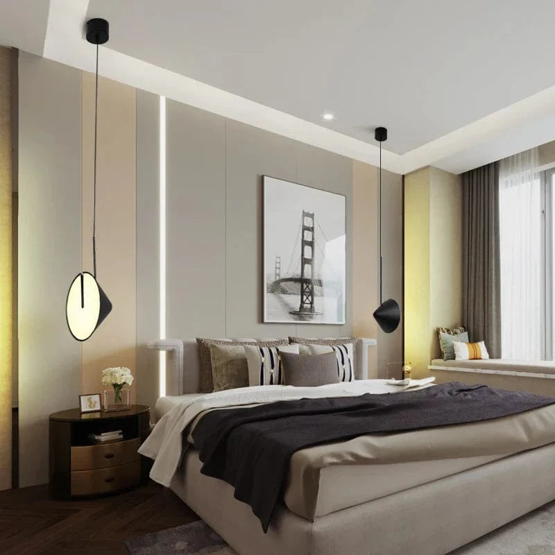 Suspension Nordique Conique en Métal LED. | Marco Lucetti