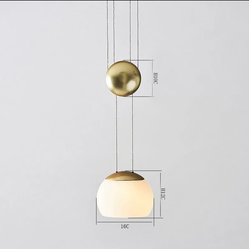 Suspension nordique contemporaine | Marco Lucetti Or