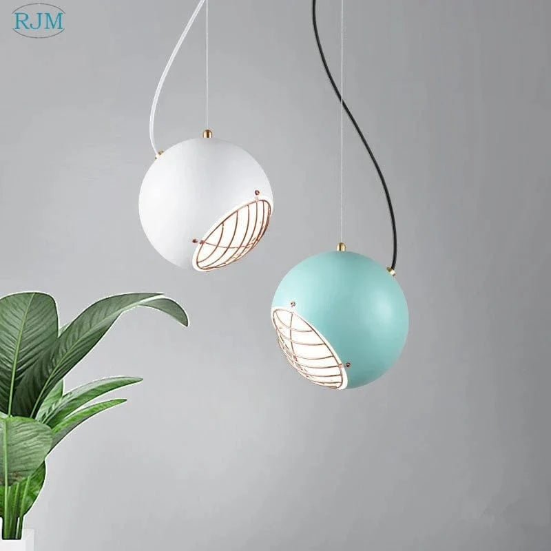 Suspension Nordique Créatif Macaron Lumières Moderne Fer LED Salle à Manger Restaurant Eclairage | Marco Lucetti