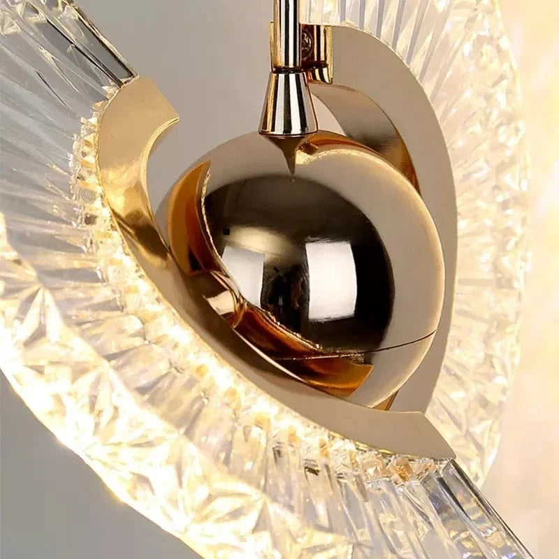 Suspension Nordique de Luxe Moderne avec Lumière Chaude et Rotation - Salon, Chambre, Foyer | Marco Lucetti