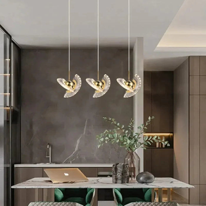 Suspension Nordique de Luxe Moderne avec Lumière Chaude et Rotation - Salon, Chambre, Foyer | Marco Lucetti
