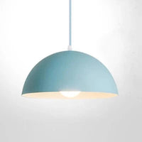 Suspension nordique demi-cercle pour bar et restaurant - Style minimaliste nordique | Marco Lucetti Bleu / Diamètre 40cm