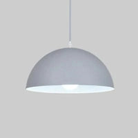 Suspension nordique demi-cercle pour bar et restaurant - Style minimaliste nordique | Marco Lucetti GRIS / Diamètre 40cm