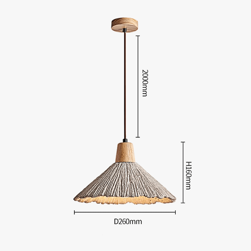 Suspension Nordique Design en Micro Ciment pour Restaurant | Marco Lucetti D260xH160mm