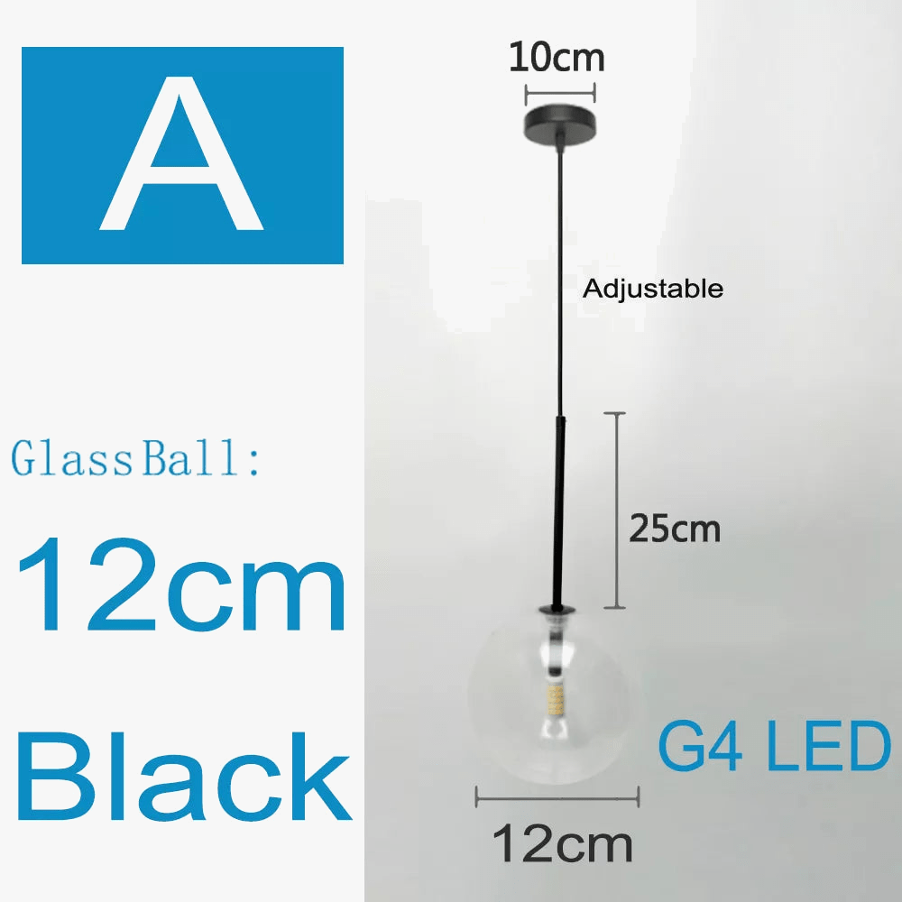 Suspension nordique design en verre clair | Marco Lucetti