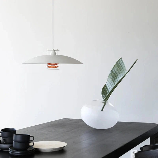 Suspension nordique design: Lampe à main moderne en aluminium pour chambre à coucher et salle à manger - Luminaire Suspension | Marco Lucetti