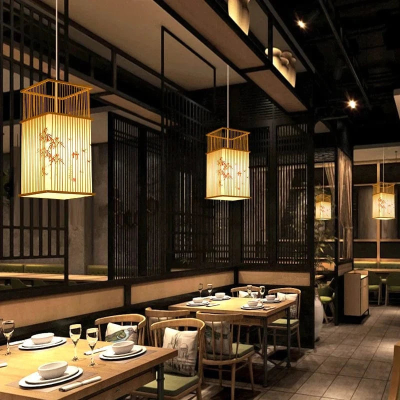 Suspension nordique en bambou contemporain | Marco Lucetti