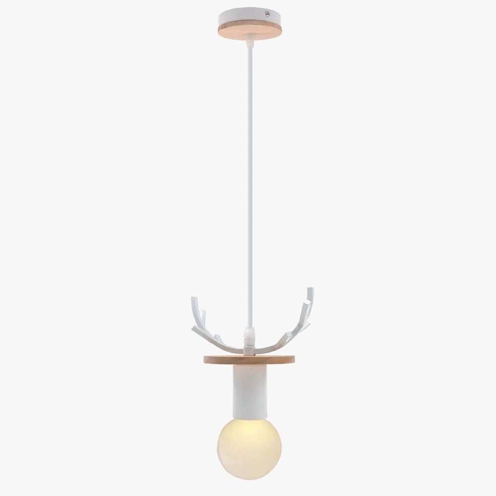 Suspension Nordique en Bois avec Lumières LED pour Cuisine, Bar, Hôtel, Chambre d'Enfants et Décoration Maison | Marco Lucetti