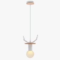 Suspension Nordique en Bois avec Lumières LED pour Cuisine, Bar, Hôtel, Chambre d'Enfants et Décoration Maison | Marco Lucetti