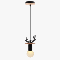 Suspension Nordique en Bois avec Lumières LED pour Cuisine, Bar, Hôtel, Chambre d'Enfants et Décoration Maison | Marco Lucetti