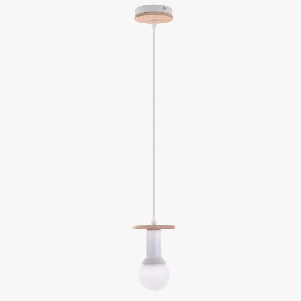 Suspension Nordique en Bois avec Lumières LED pour Cuisine, Bar, Hôtel, Chambre d'Enfants et Décoration Maison | Marco Lucetti