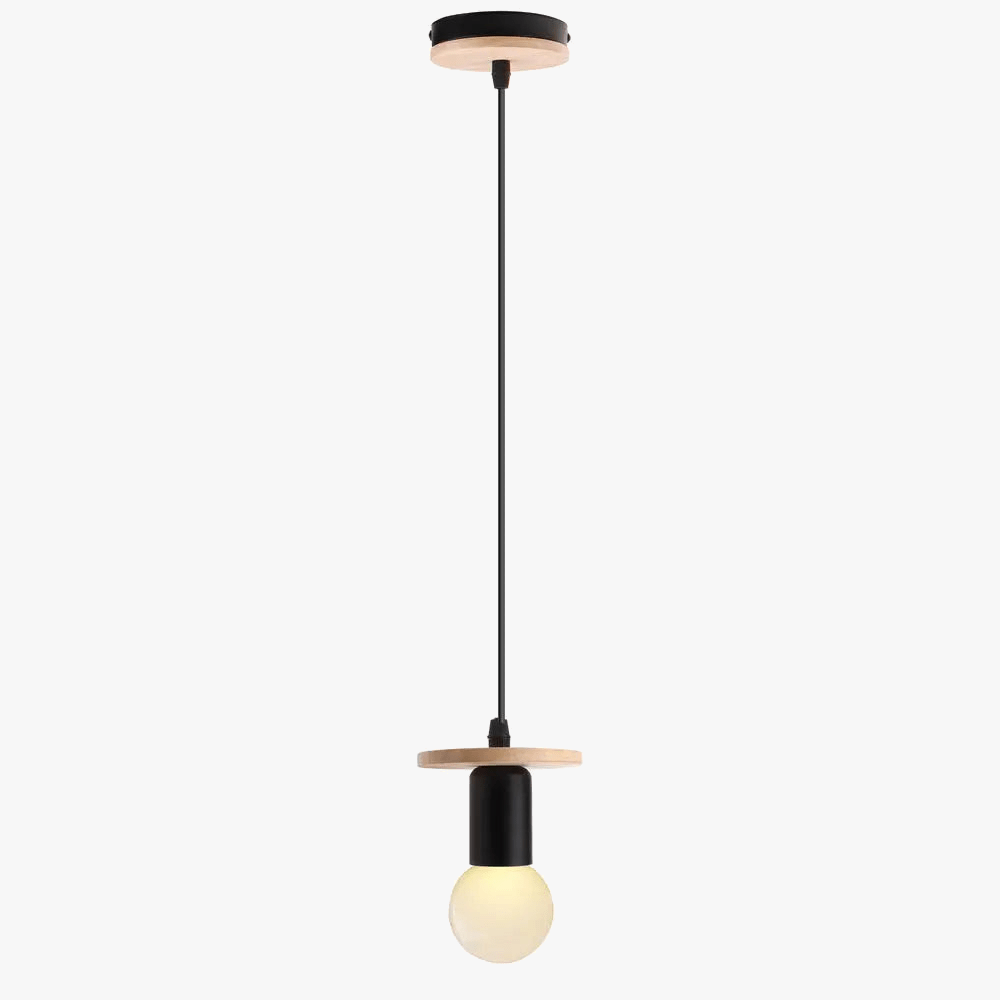 Suspension Nordique en Bois avec Lumières LED pour Cuisine, Bar, Hôtel, Chambre d'Enfants et Décoration Maison | Marco Lucetti