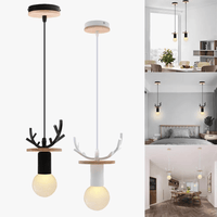 Suspension Nordique en Bois avec Lumières LED pour Cuisine, Bar, Hôtel, Chambre d'Enfants et Décoration Maison | Marco Lucetti