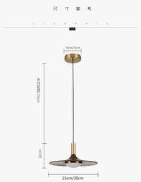 Suspension nordique en bois de noyer de qualité | Marco Lucetti
