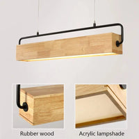 Suspension nordique en bois, éclairage LED moderne | Marco Lucetti Bois 72cm / 36W / Blanc neutre | CHINE