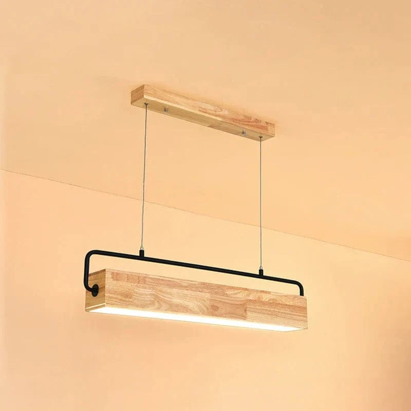 Suspension nordique en bois, éclairage LED moderne | Marco Lucetti Bois 72cm / 36W / Blanc neutre | CHINE