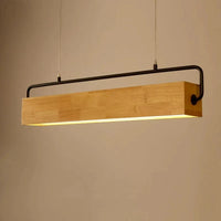 Suspension nordique en bois, éclairage LED moderne | Marco Lucetti Bois 72cm / 36W / Blanc neutre | CHINE