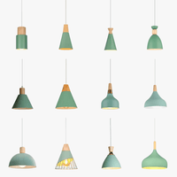 Suspension nordique en bois et métal - Vert éclatant | Marco Lucetti