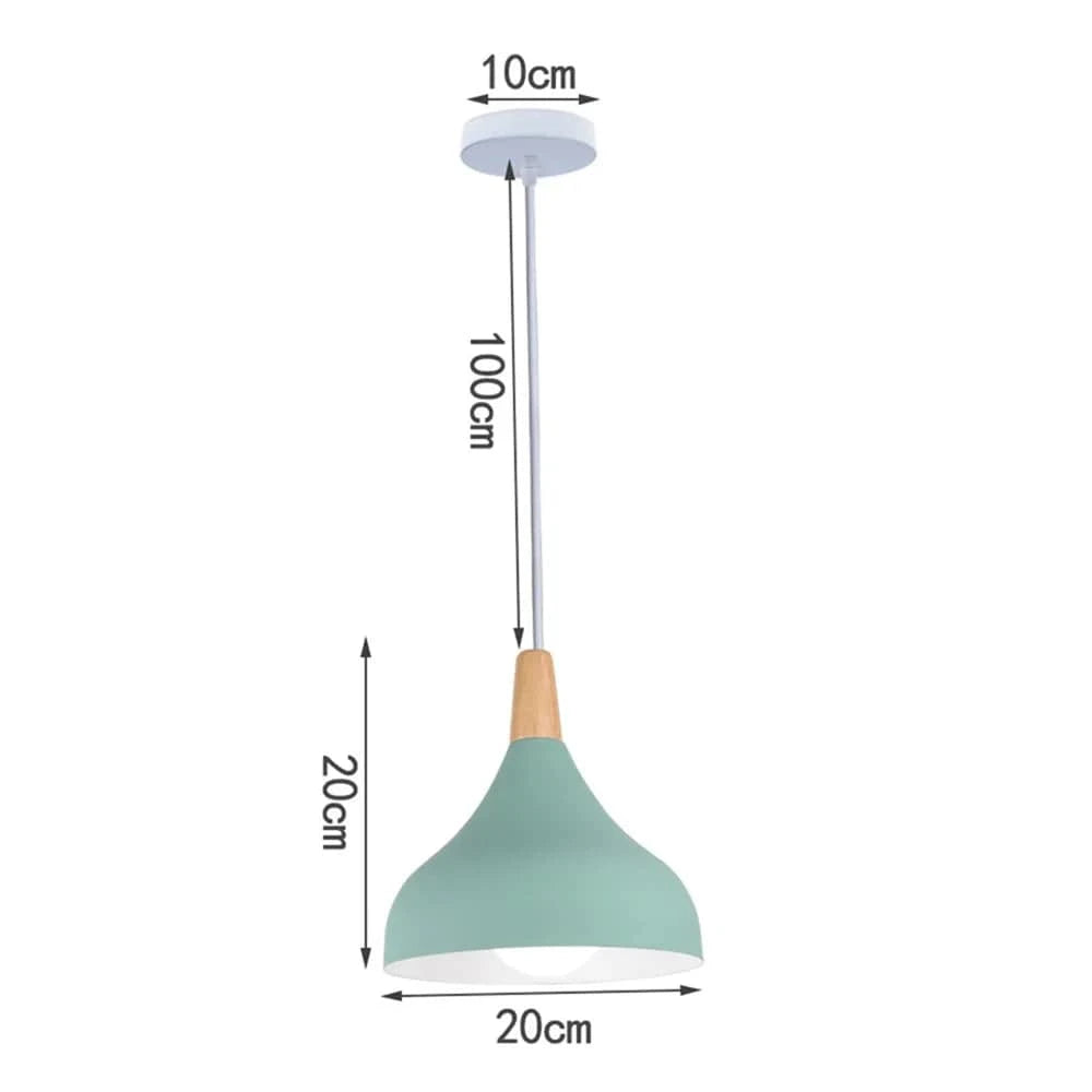 Suspension nordique en bois et métal - Vert éclatant | Marco Lucetti 8
