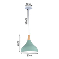 Suspension nordique en bois et métal - Vert éclatant | Marco Lucetti 8