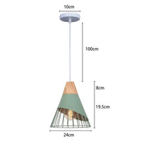 Suspension nordique en bois et métal - Vert éclatant | Marco Lucetti Dix