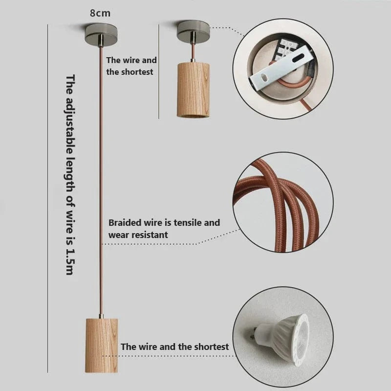 Suspension Nordique en Bois Massif de Luxe | Marco Lucetti