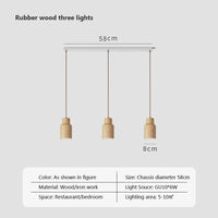 Suspension Nordique en Bois Massif de Luxe | Marco Lucetti Caoutchouc WTL / Blanc froid
