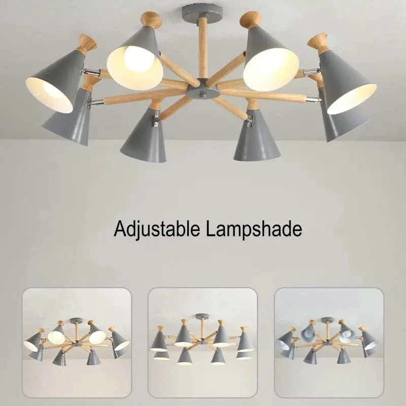 Suspension nordique en bois naturel | Marco Lucetti