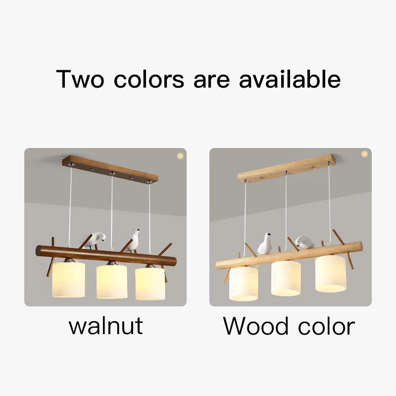 Suspension nordique en bois pour Table à manger - Style Unique | Marco Lucetti