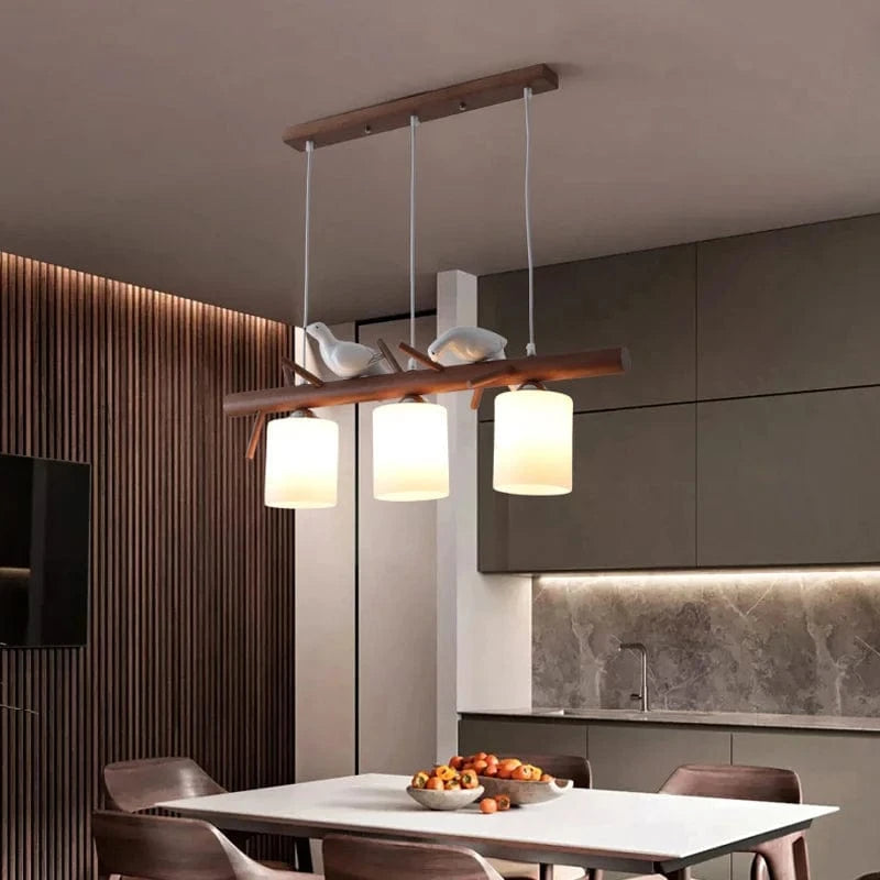 Suspension nordique en bois pour Table à manger - Style Unique | Marco Lucetti