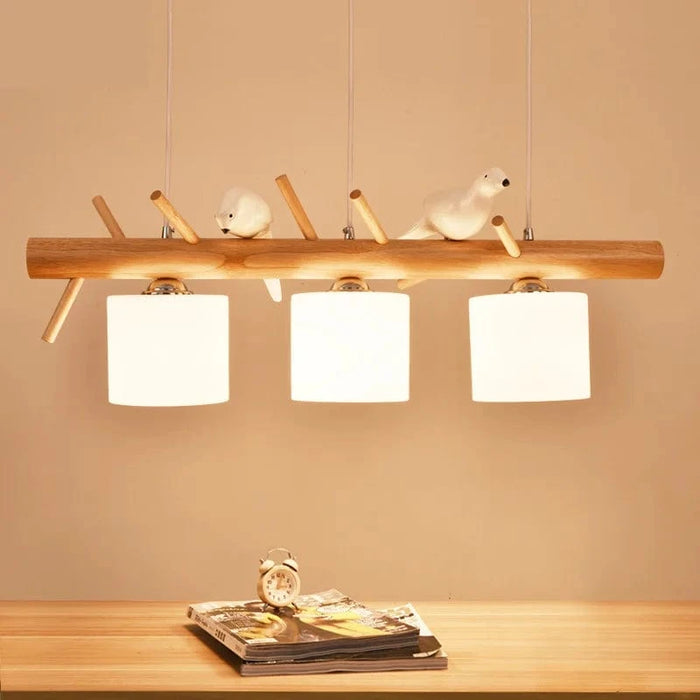 Suspension nordique en bois pour Table à manger - Style Unique | Marco Lucetti