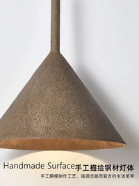 Suspension Nordique en Métal Faite à la Main - Style Wabi Sabi - Parfaite pour Bar, Cuisine, Café, Hôtel ou Salle à Manger | Marco Lucetti