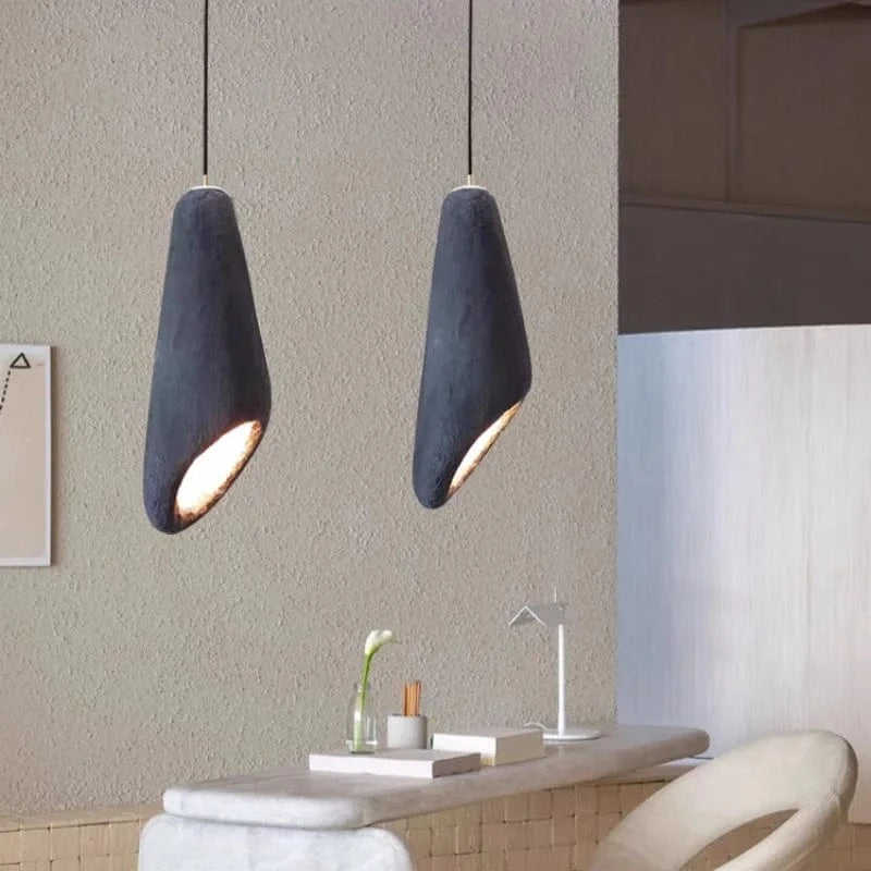 Suspension Nordique en résine Wabi Sabi pour éclairer votre salle à manger ou votre bar à la maison | Marco Lucetti