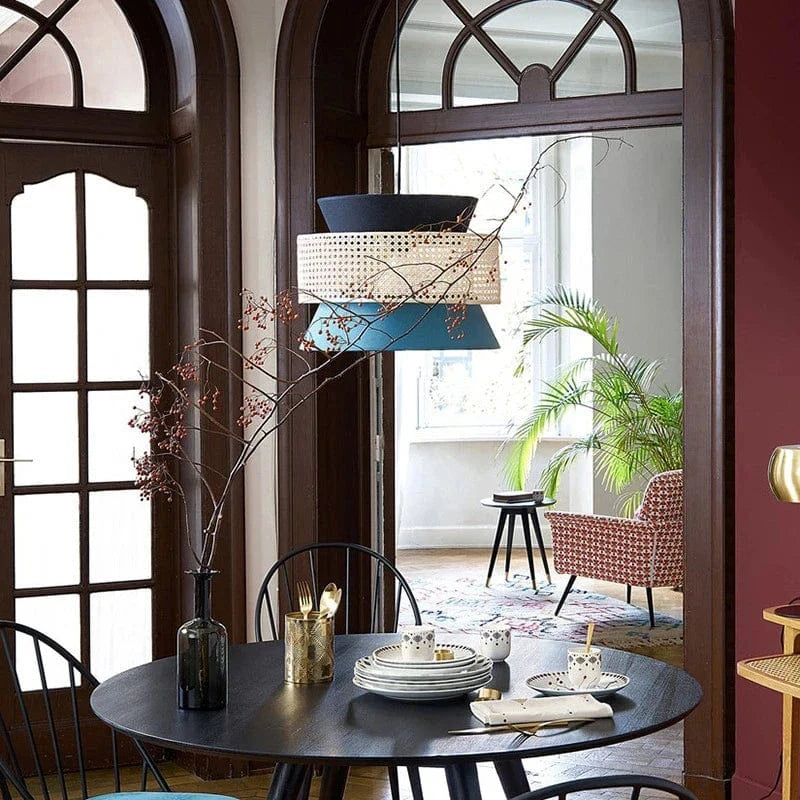 Suspension nordique en rotin tricotée à la main | Marco Lucetti