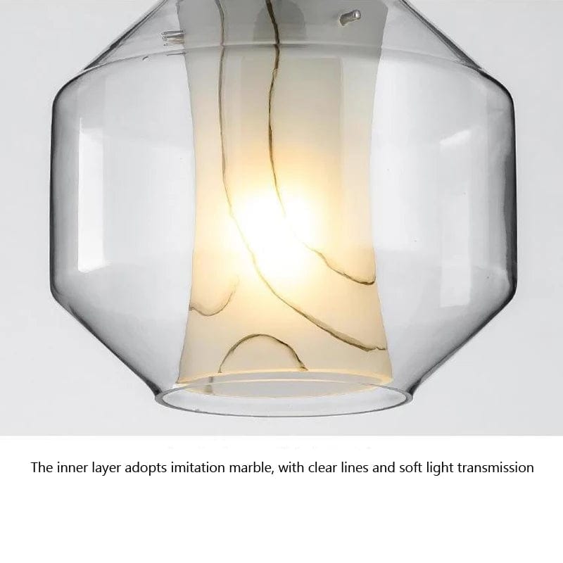 Suspension nordique en verre à tête unique | Marco Lucetti