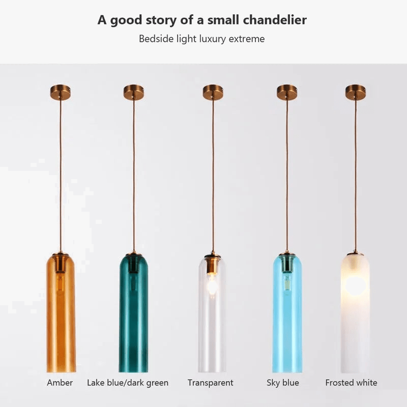 Suspension nordique en verre avec LED | Marco Lucetti