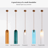 Suspension nordique en verre avec LED | Marco Lucetti