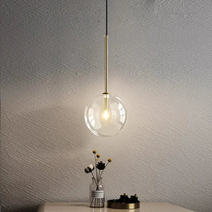 Suspension nordique en verre clair - Style Moderne | Marco Lucetti